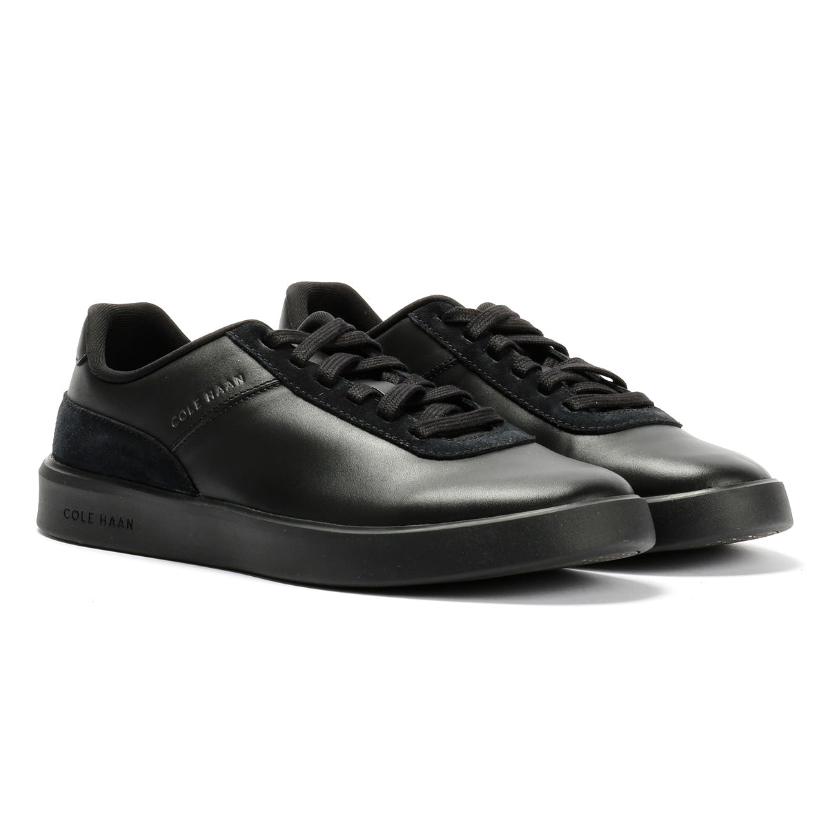 Cole Haan Grand Crosscourt Packaway Leather Men's Black Trainers