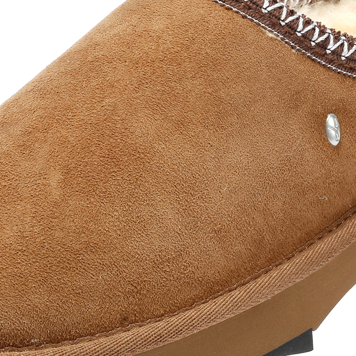 Emu Australia Sharky Scuff Suede Women's Chestnut Slippers