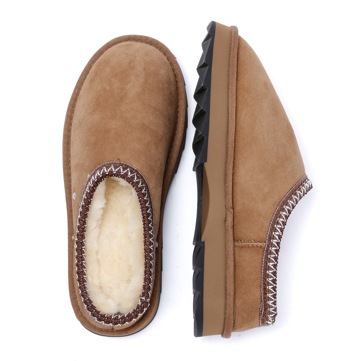 Emu Australia Sharky Scuff Suede Women's Chestnut Slippers