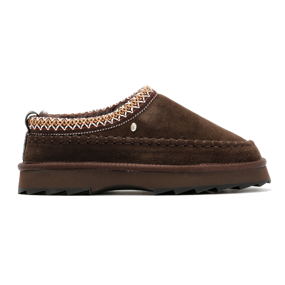Emu Australia Sharky Adventure Scuff Suede Women's Chocolate Slippers
