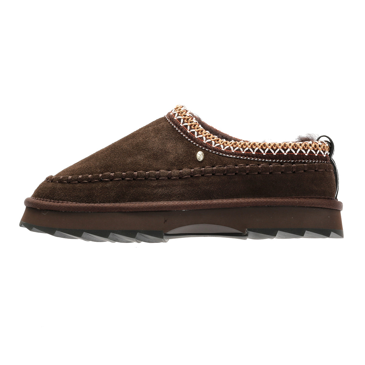 Emu Australia Sharky Adventure Scuff Suede Women's Chocolate Slippers