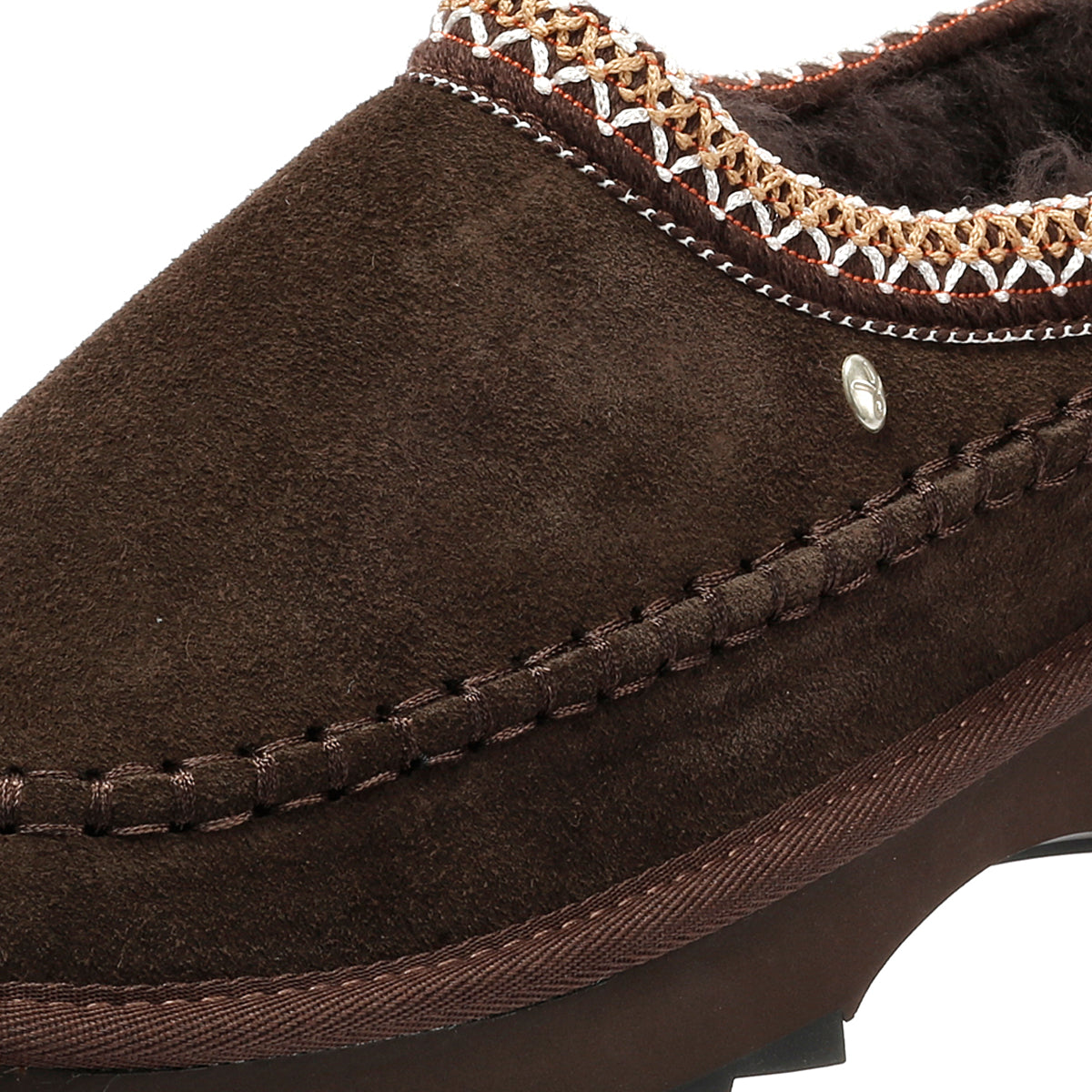 Emu Australia Sharky Adventure Scuff Suede Women's Chocolate Slippers