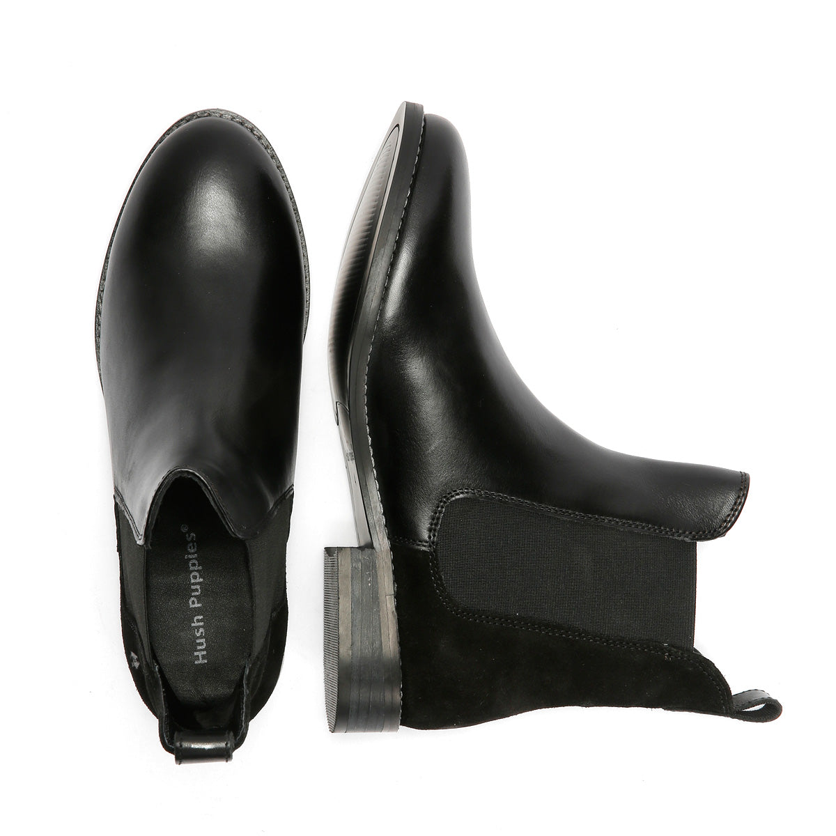 Hush Puppies Colette Suede Women's Black Boots