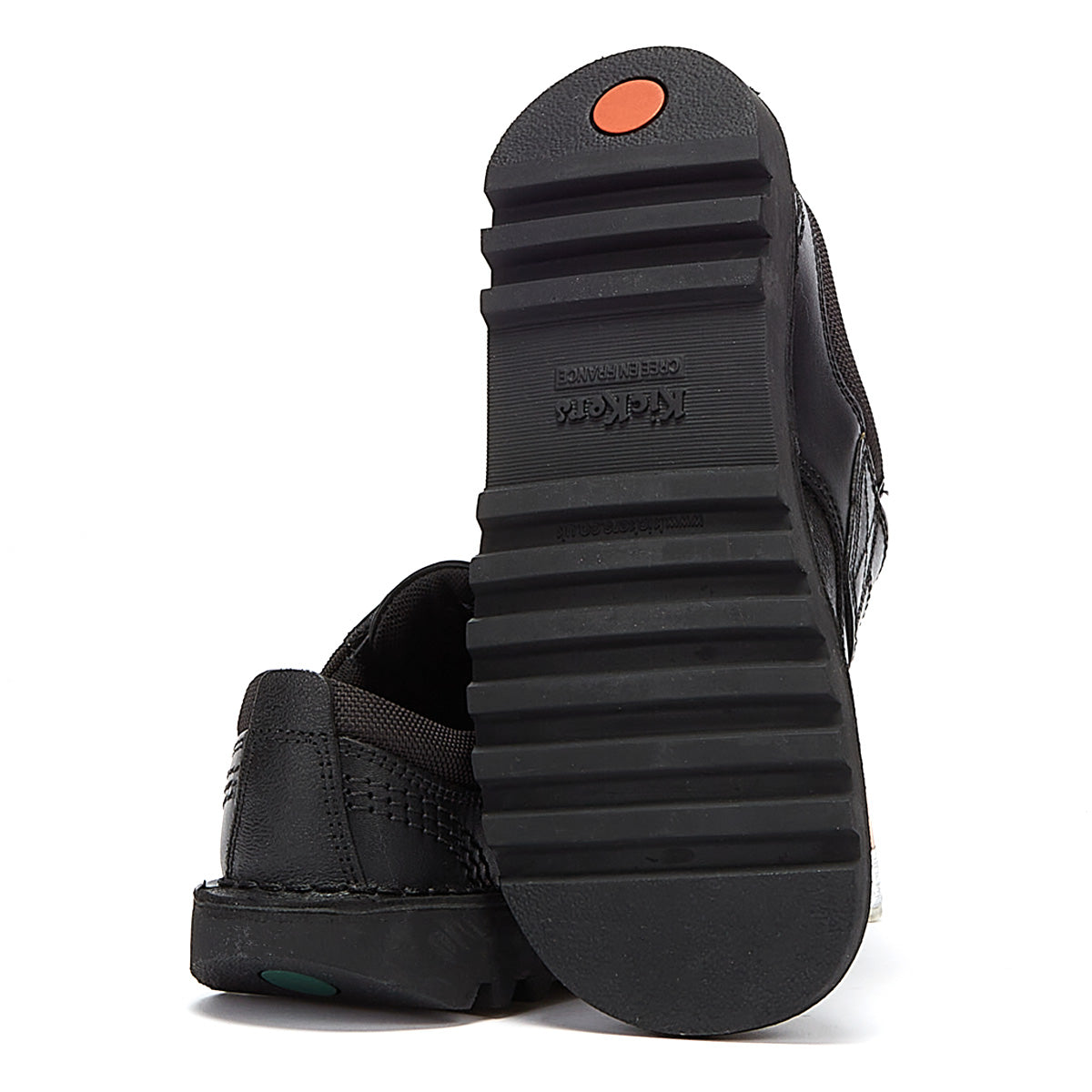 Kickers Kick Lo Scuff Junior Black Trainers