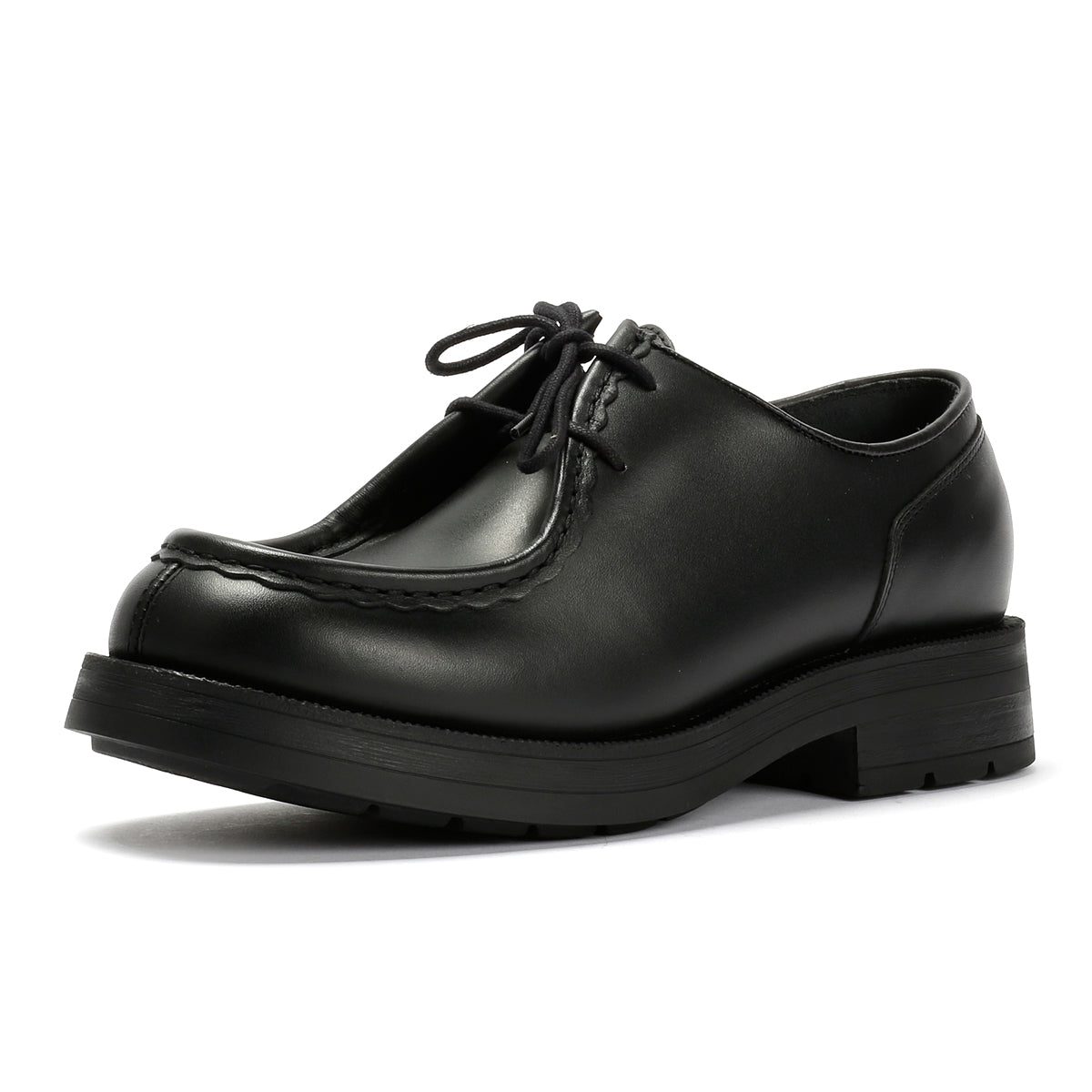 Kleman Tambour Leather Men's Noir Lace-Up Shoes