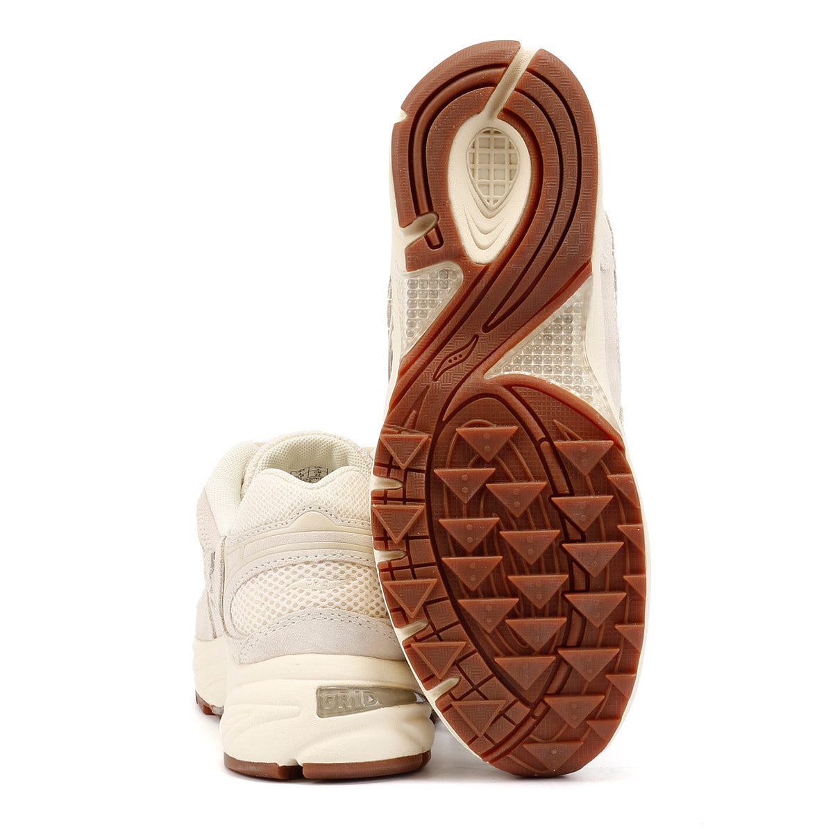 Saucony Grid Jazz 9 Suede Ivory Trainers