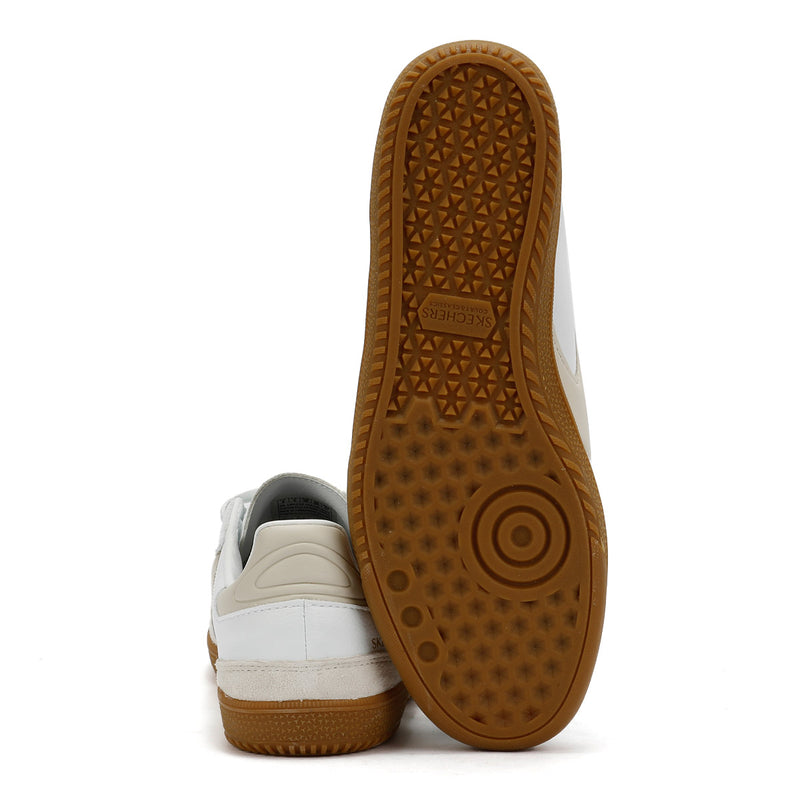 Skechers Hotshot Kickoff Leather Women's White/Natural Trainers