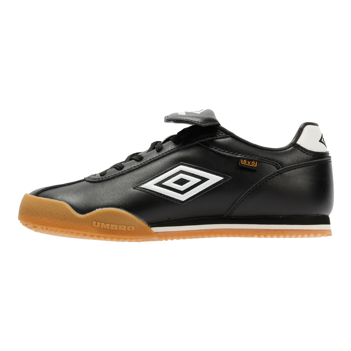 Umbro 5V5 Leather Black/Antique White Trainers
