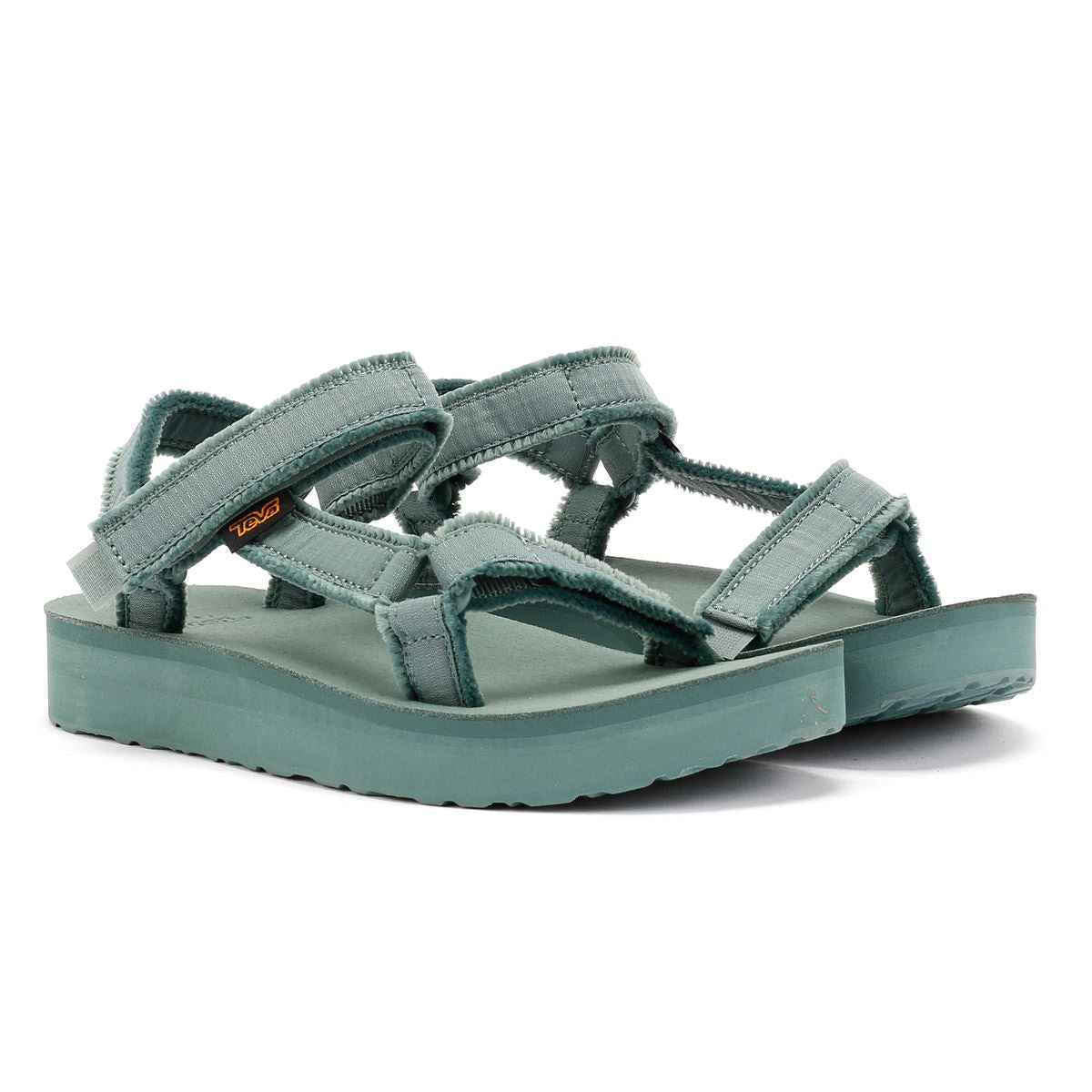 Teva Midform Universal Canvas Women's Silver Pine Sandals