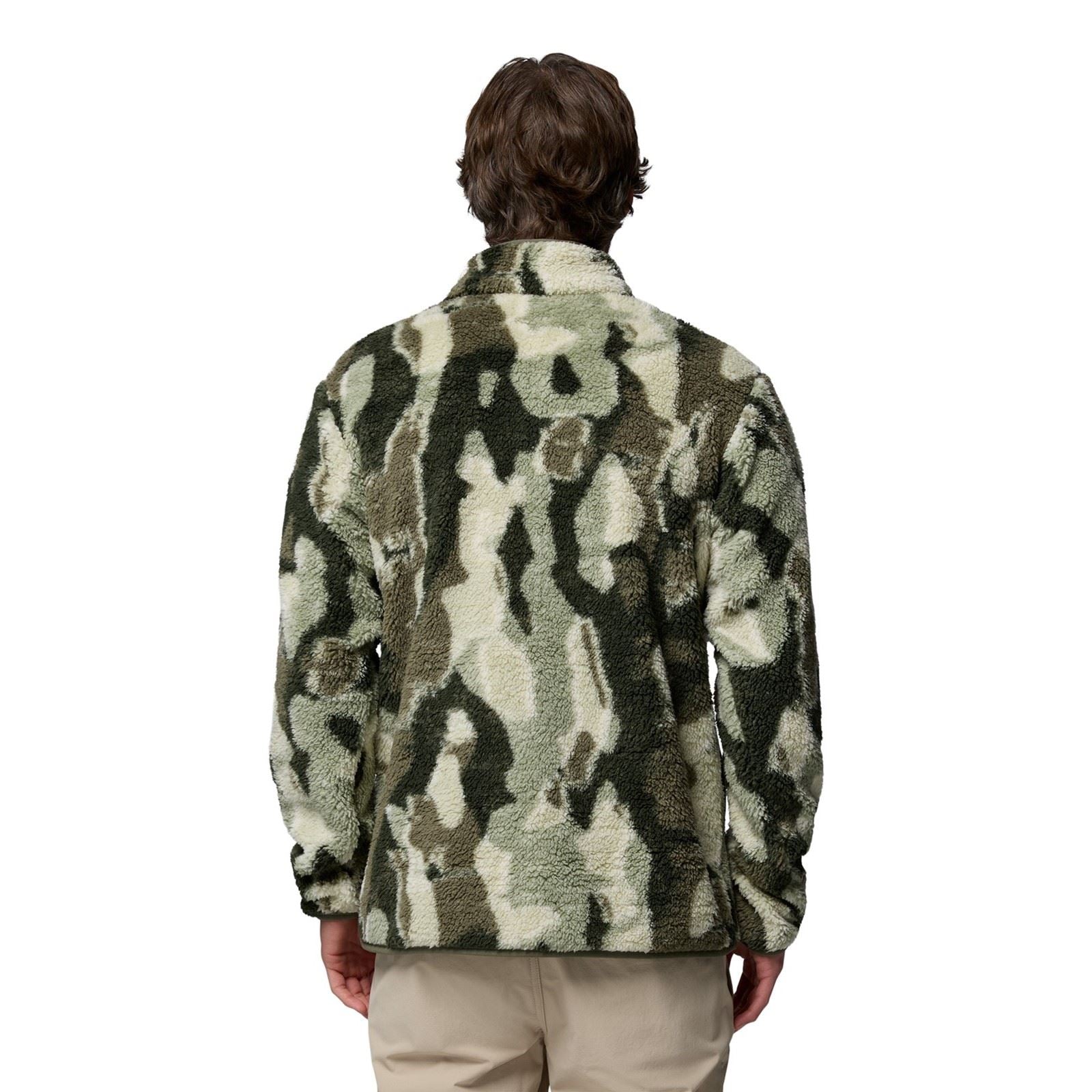 Columbia Rugged Ridge High Pile Half Zip Men's Green Fleece Pullover
