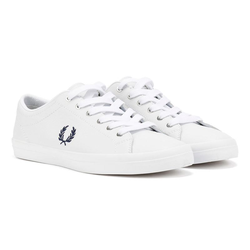 Fred Perry Baseline Leather Men's White/Navy Trainers