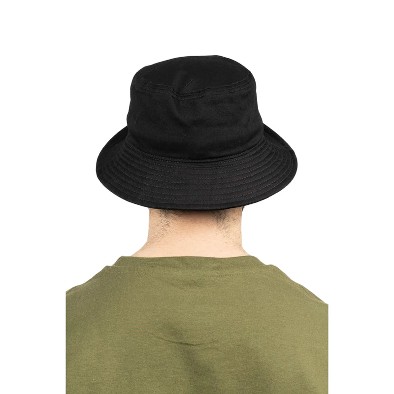 Caterpillar Cotton Black Bucket Hat