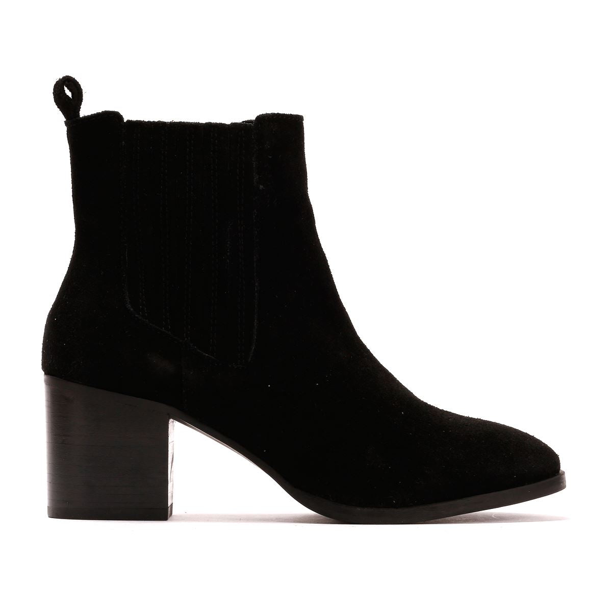 Osprey London The Naples Suede Women's Black Boots