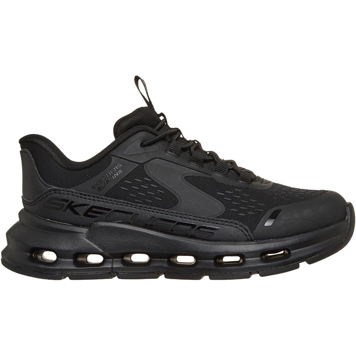 Skechers Glide Step Vista Lane Girl's Black Trainers