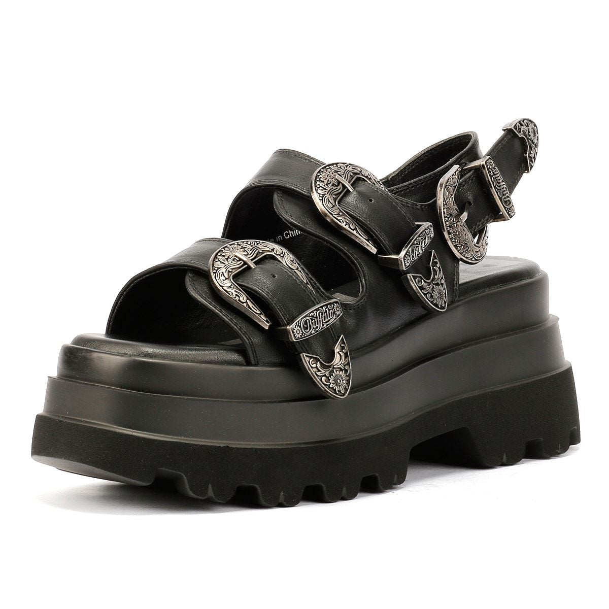 Buffalo Jupiter Ari West Women's Black Sandals