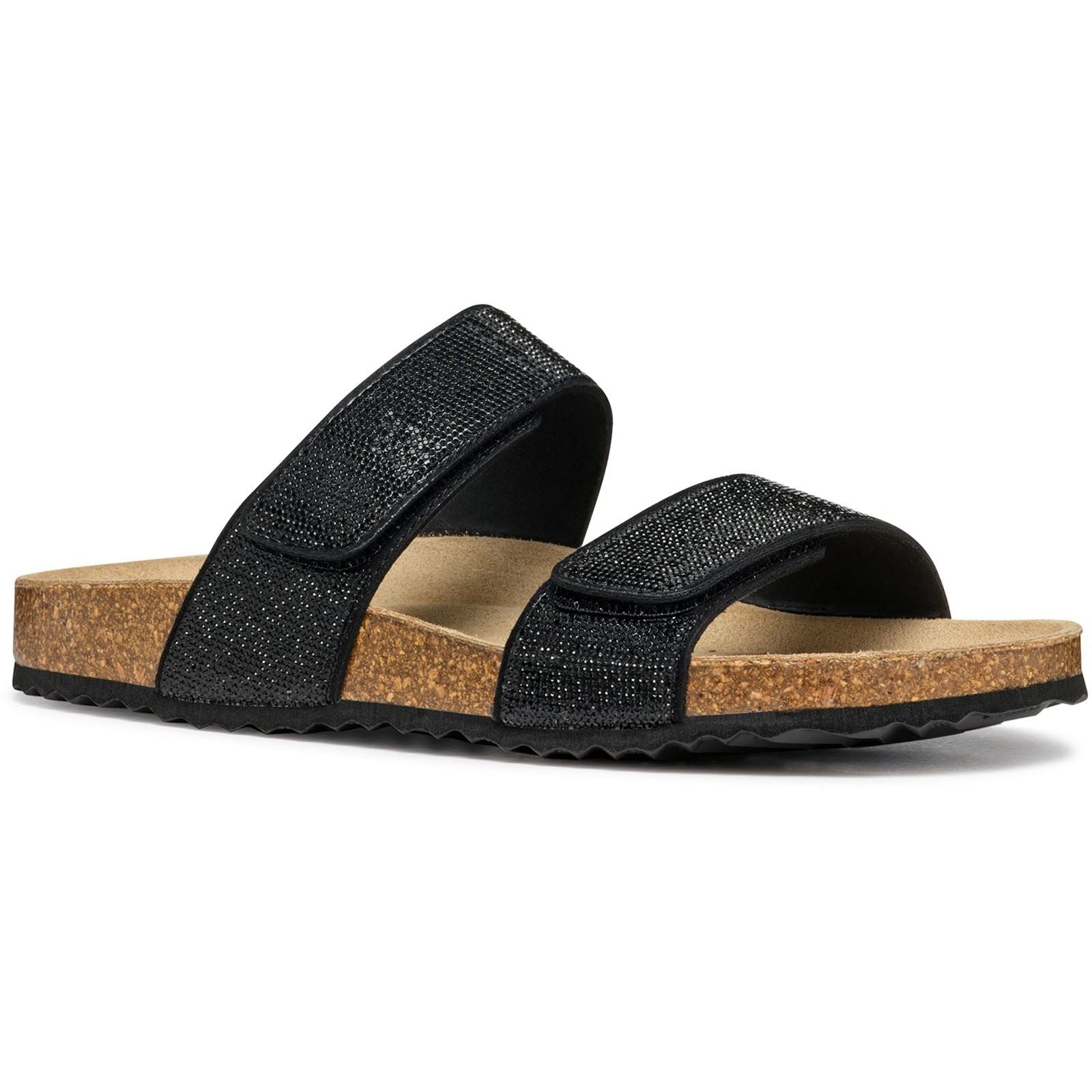 Geox D BRIONIA R Women's Black Sandals