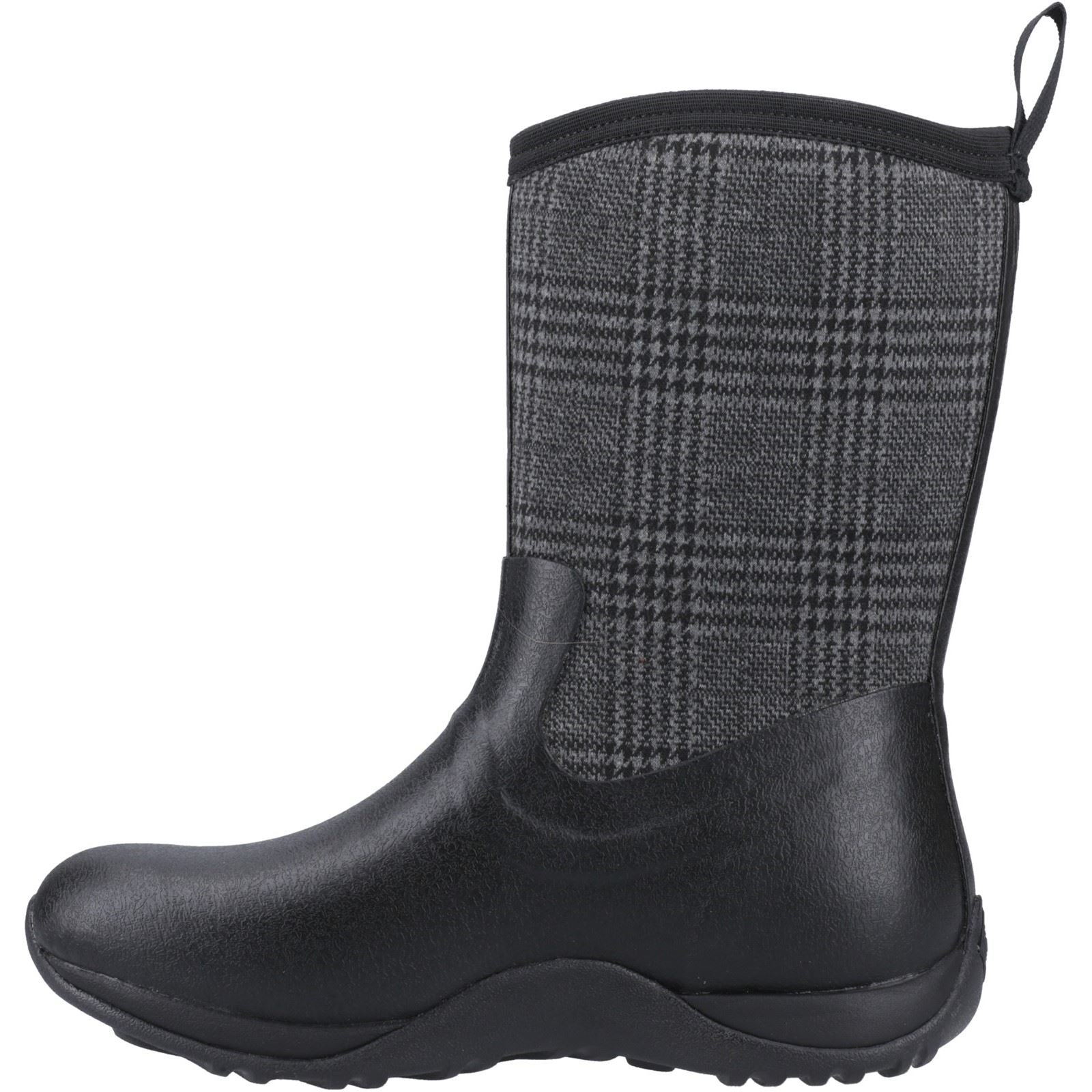 Muck Boots Arctic Weekend Rubber Women's Black/Plaid Winter Mid Calf Boots