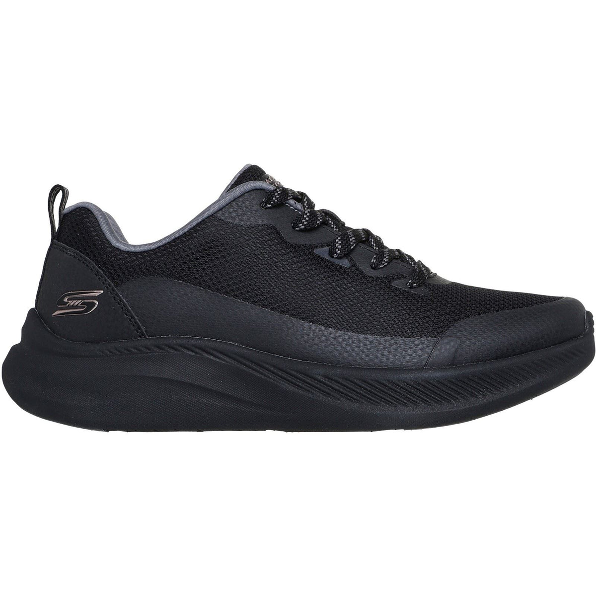 Skechers Bobs Moda Flex Textile Women's Black Trainers