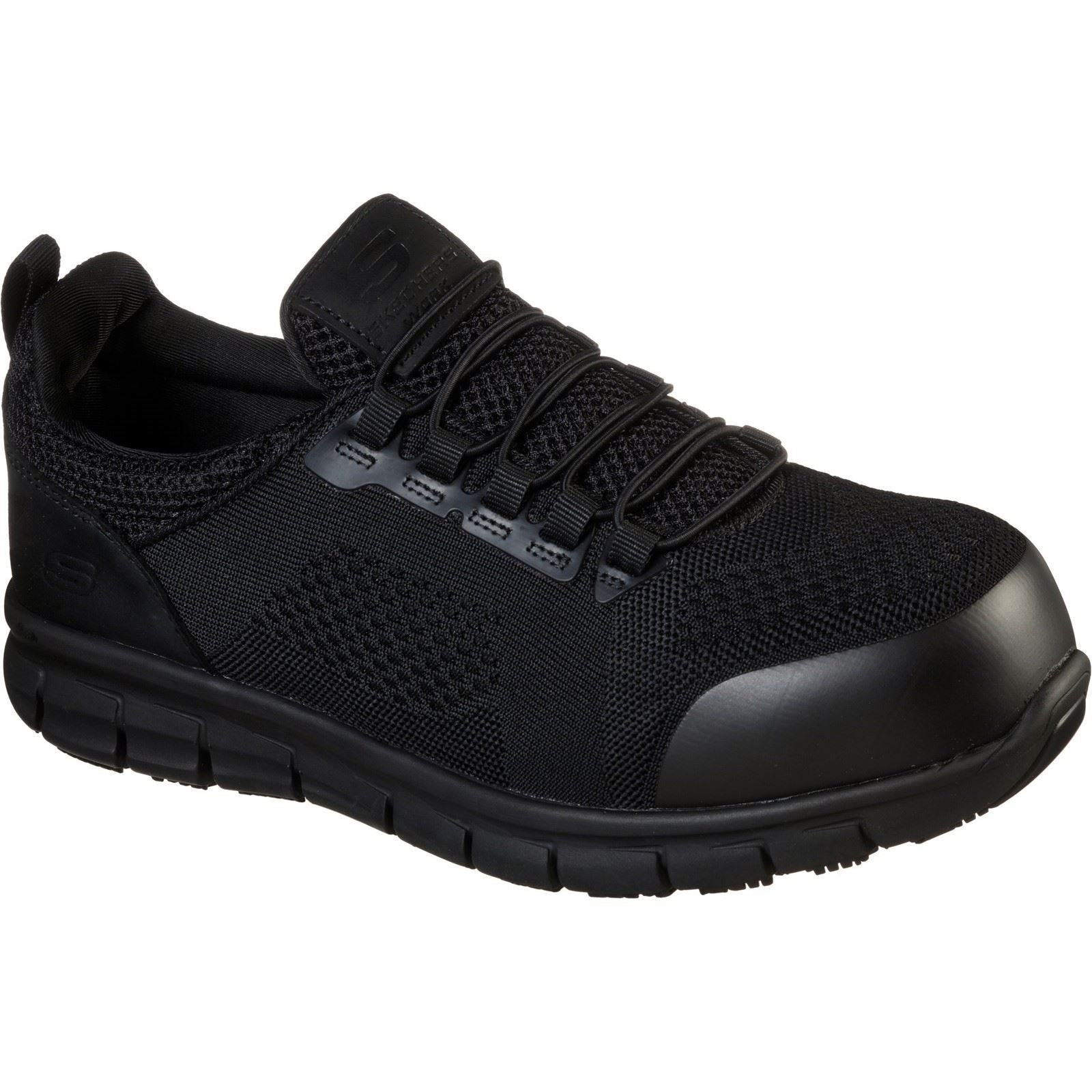Skechers Workwear Synergy Omat Men's Black Safety Trainers