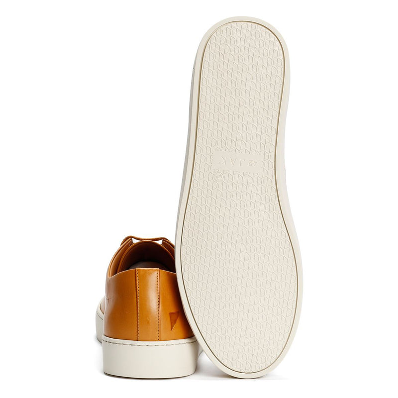 JAK Royal Leather Men's Tan Trainers