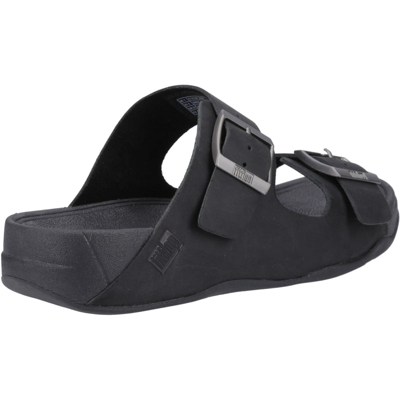 Fitflop Gogh Moc Leather Men's Black Sandals