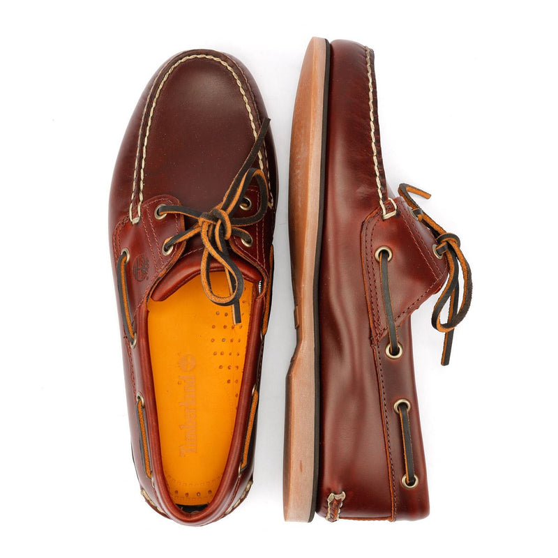 Timberland Classic 2 Eye Men's Rootbeer Boat Shoes