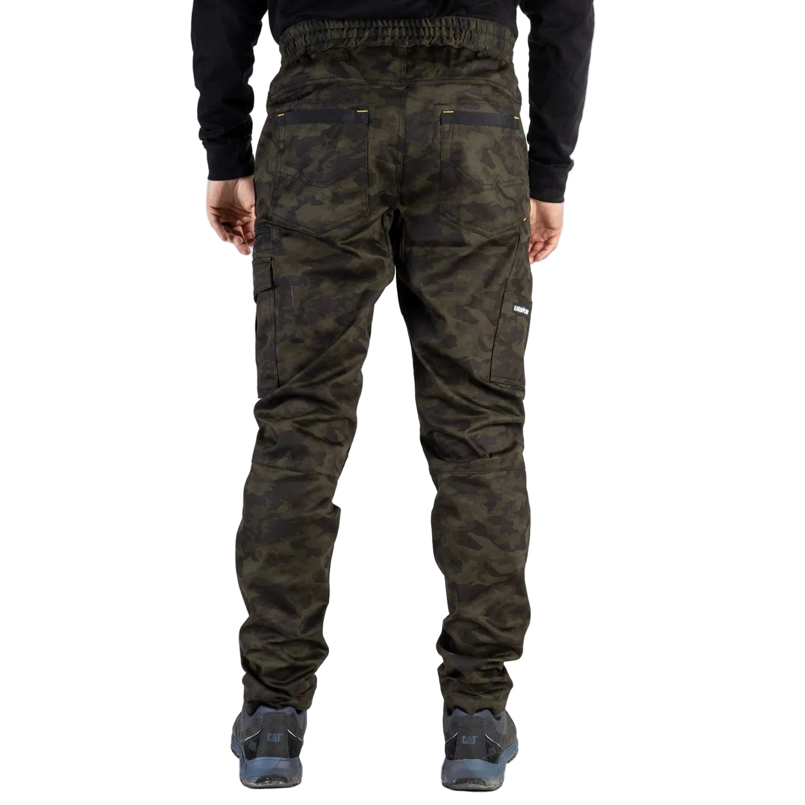 Caterpillar Dynamics Cotton Men's Green Outdoor Trousers