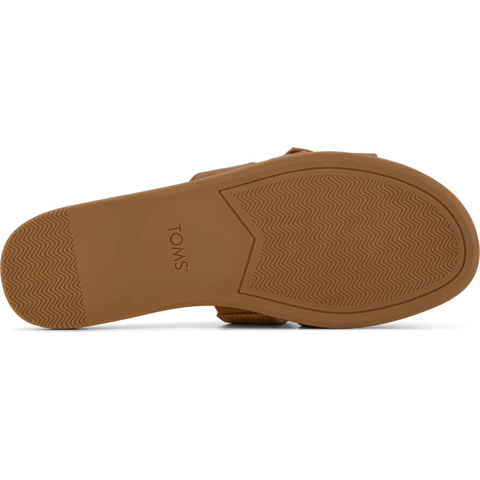 TOMS Sol Leather Women's Brown Sugar Sandals
