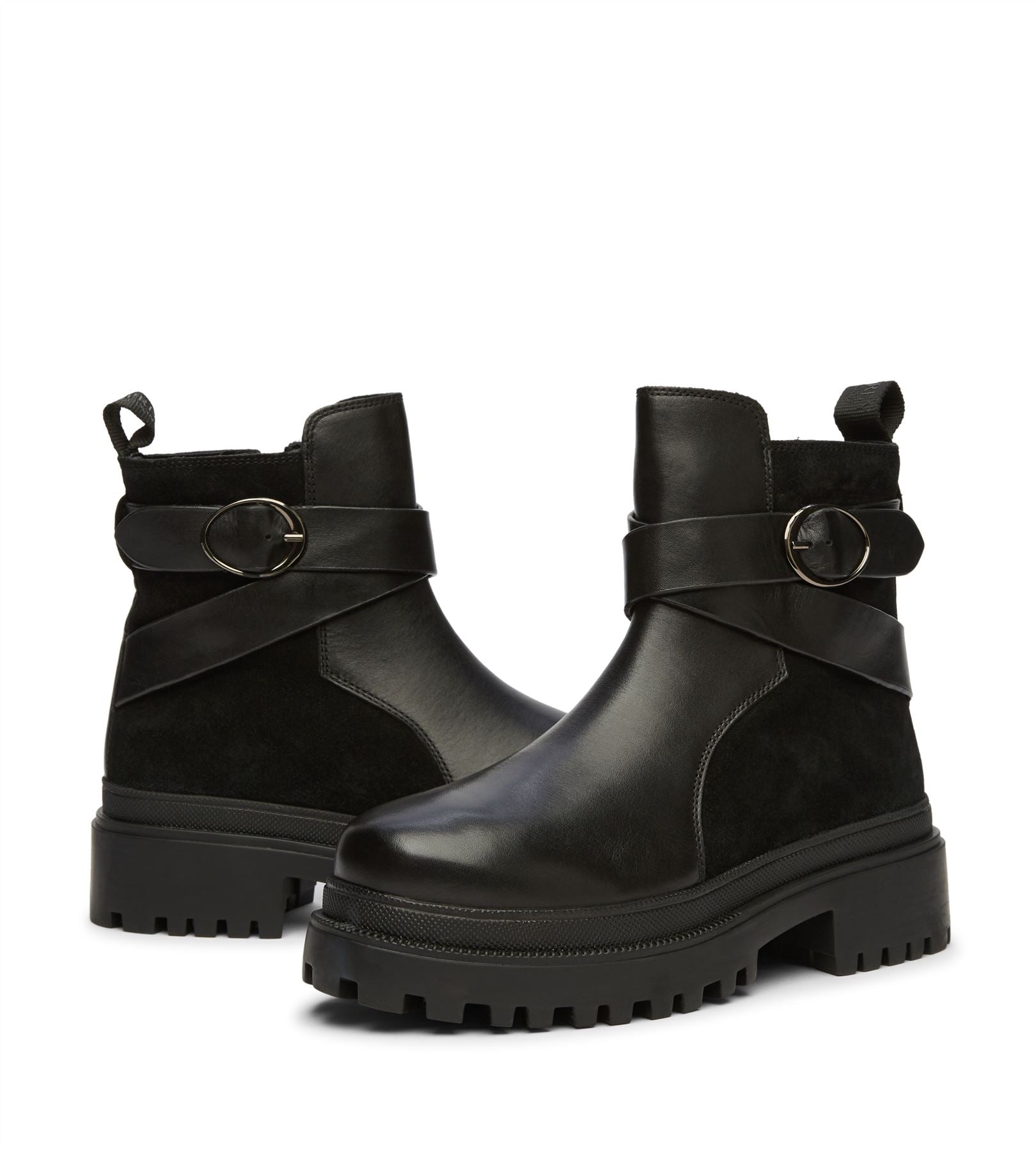 Osprey London The Boston Leather Women's Black Boots