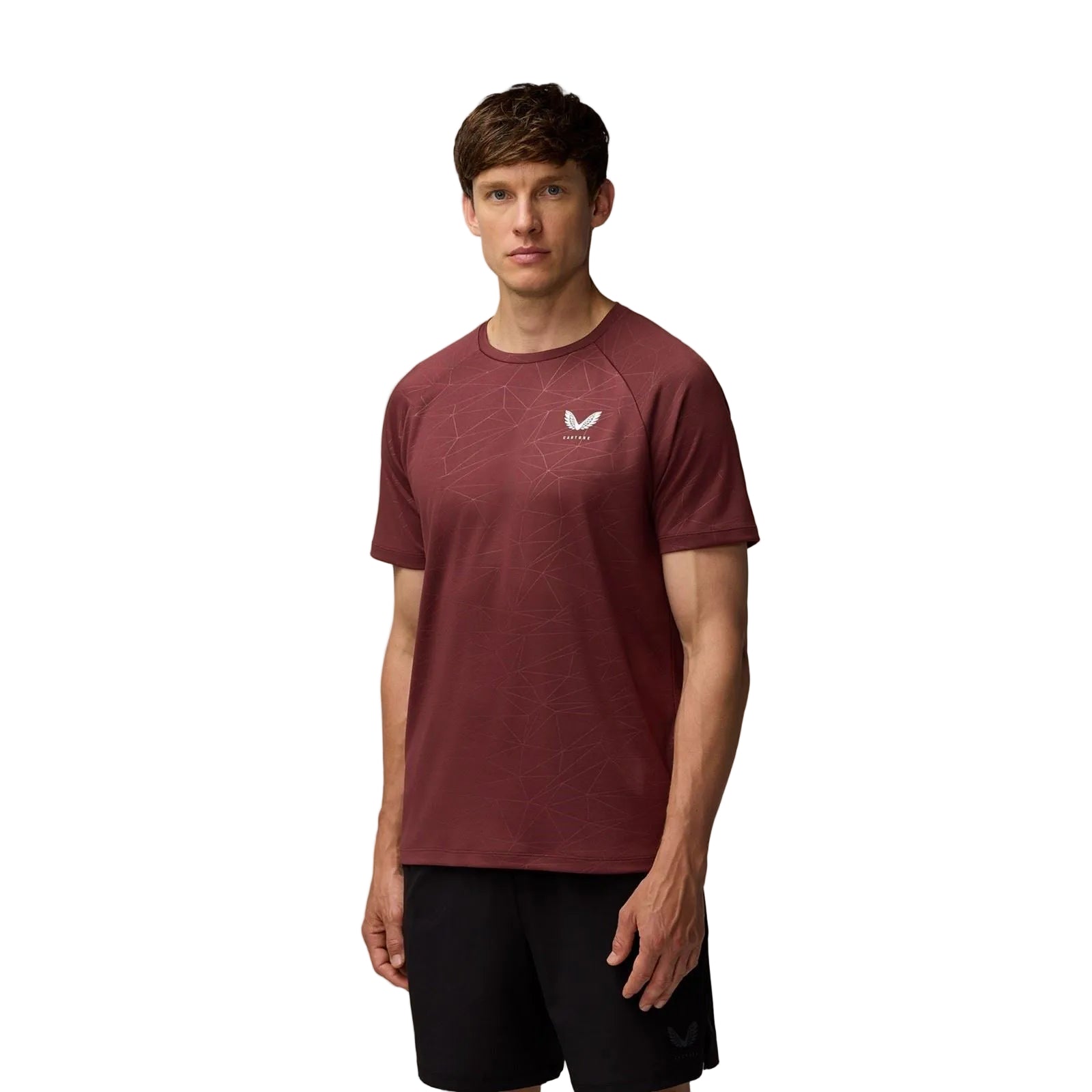 Castore Adapt Training T-Shirt Polyester Men's Purple Activewear T-Shirts