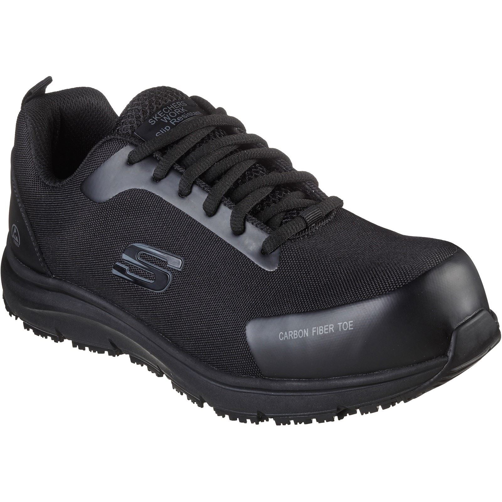 Skechers Workwear Ulmus SR Safety Toe Mesh Men's Black Safety Trainers