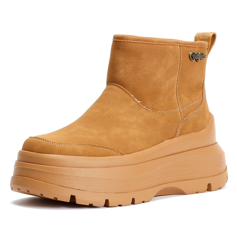 Buffalo Olympia Pull On LO Warm Women's Cognac Boots