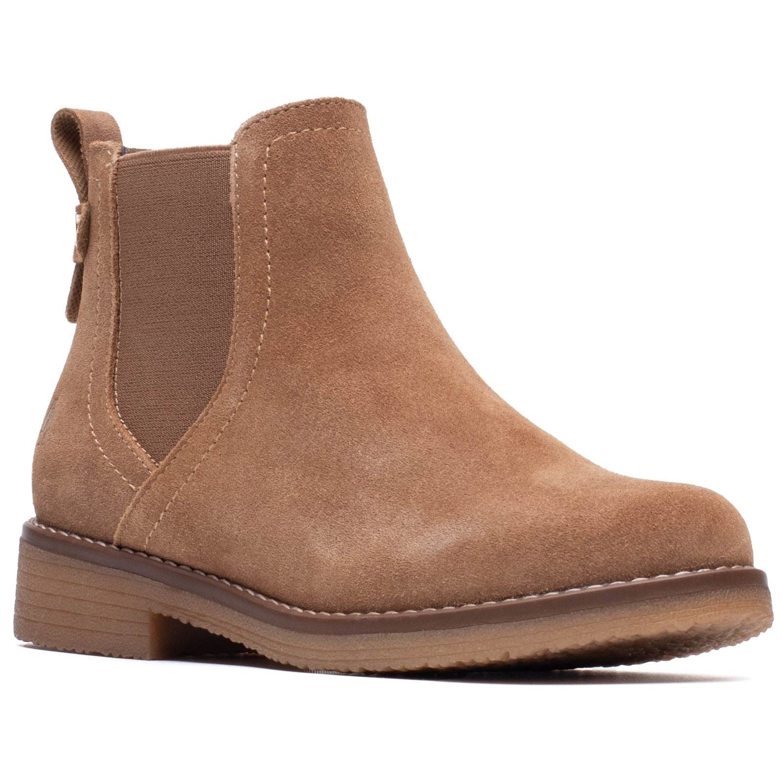 Hush Puppies Maddy Suede Women's Light Tan Boots