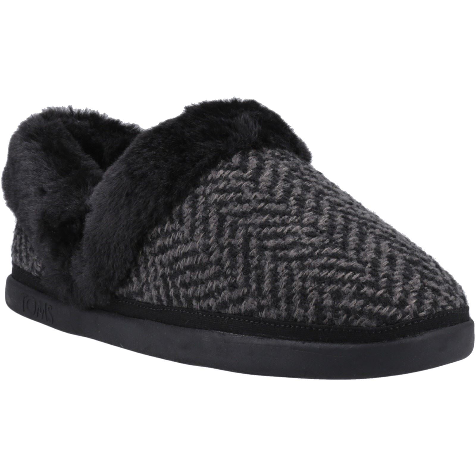 TOMS Oslo Synthetic Women's Black Slippers