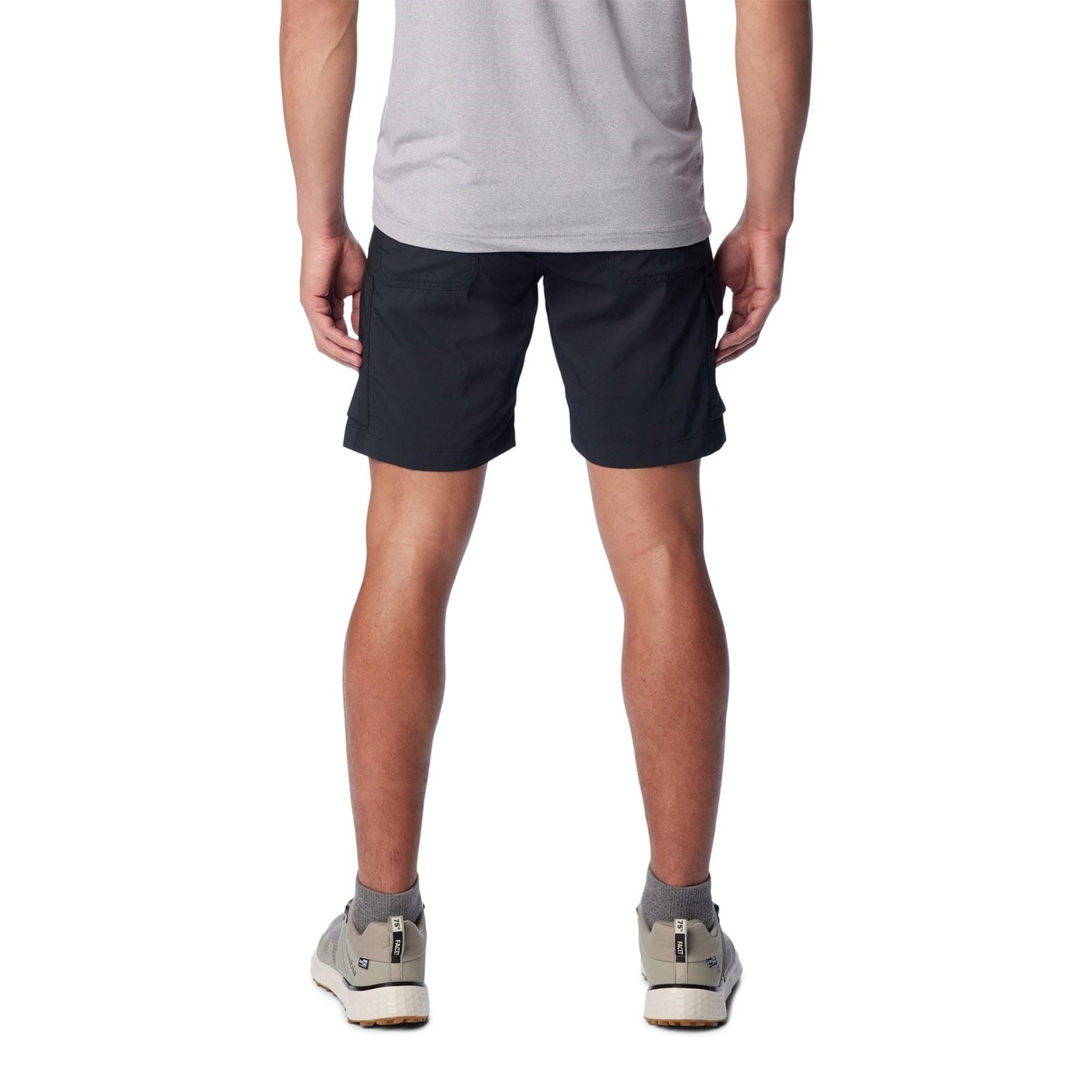 Columbia Silver Ridge Utility Cargo Short Polyester Men's Black Knee-Length Shorts