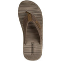Skechers Quill Textile Men's Brown Flip Flops