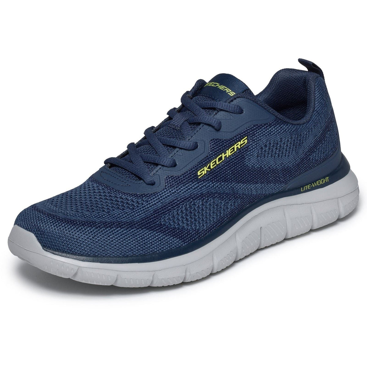 Skechers Track Pohlter Textile Men's Navy Trainers