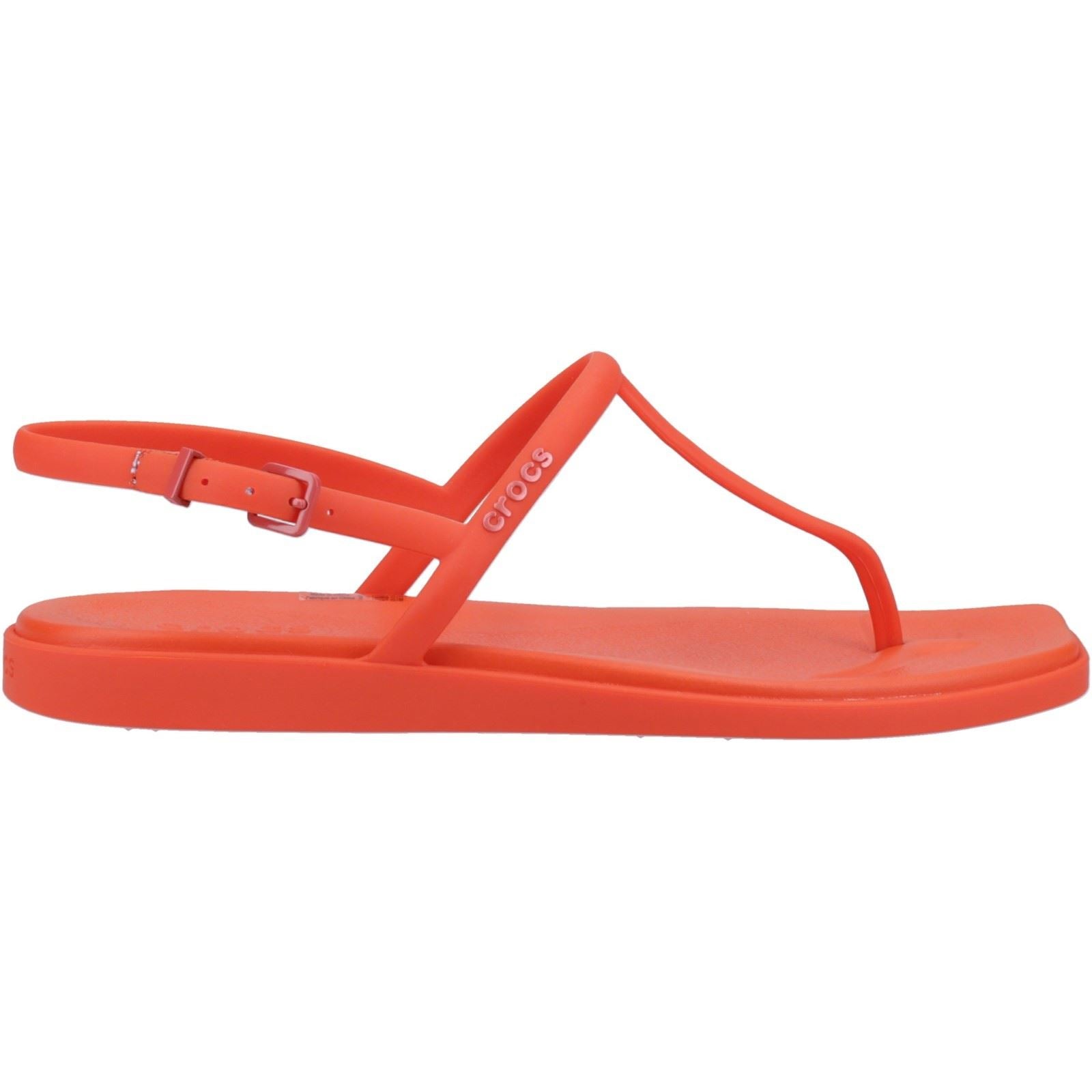 Crocs Miami Thong Flip Synthetic Women's Lava Sandals