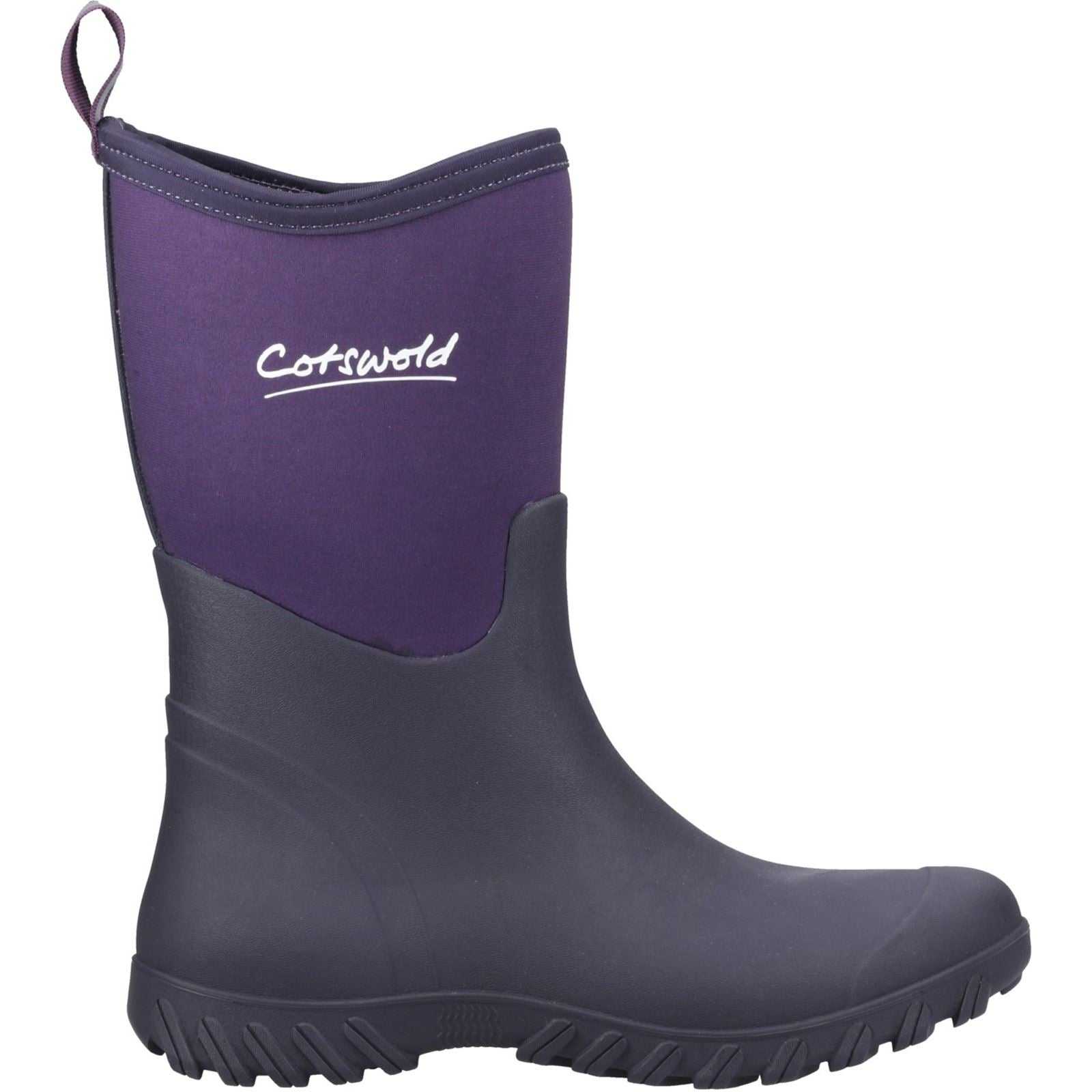 Cotswold Ashmead Rubber Women's Purple Wellington Boots