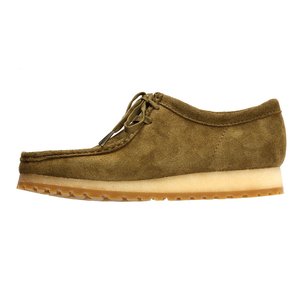 Clarks Originals Wallabee RB Suede Men's Green Shoes