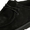 Clarks Originals Meare Wallabee Suede Men's Black Lace-Up Shoes