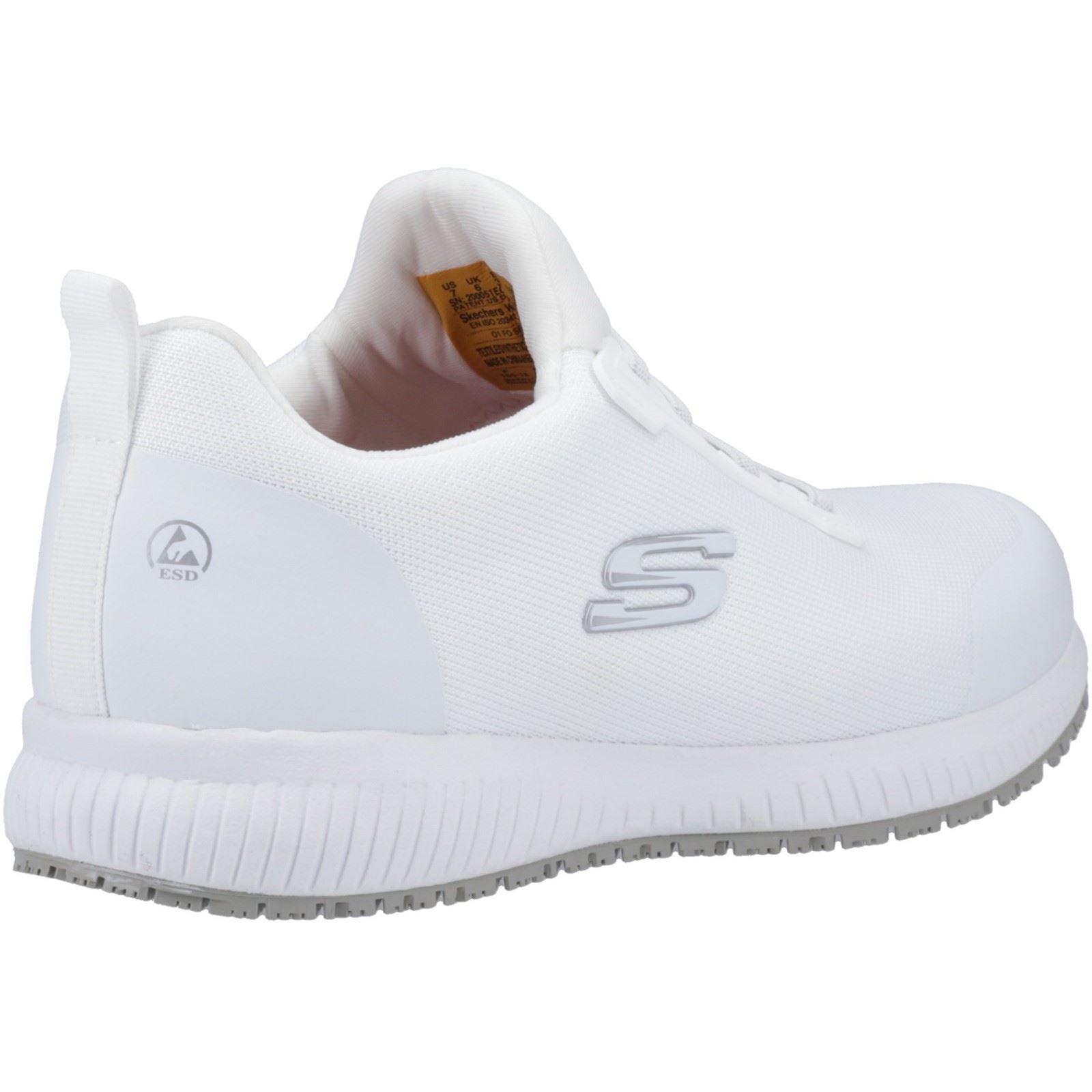 Skechers Workwear Squad SR Myton Textile Men's White Safety Trainers