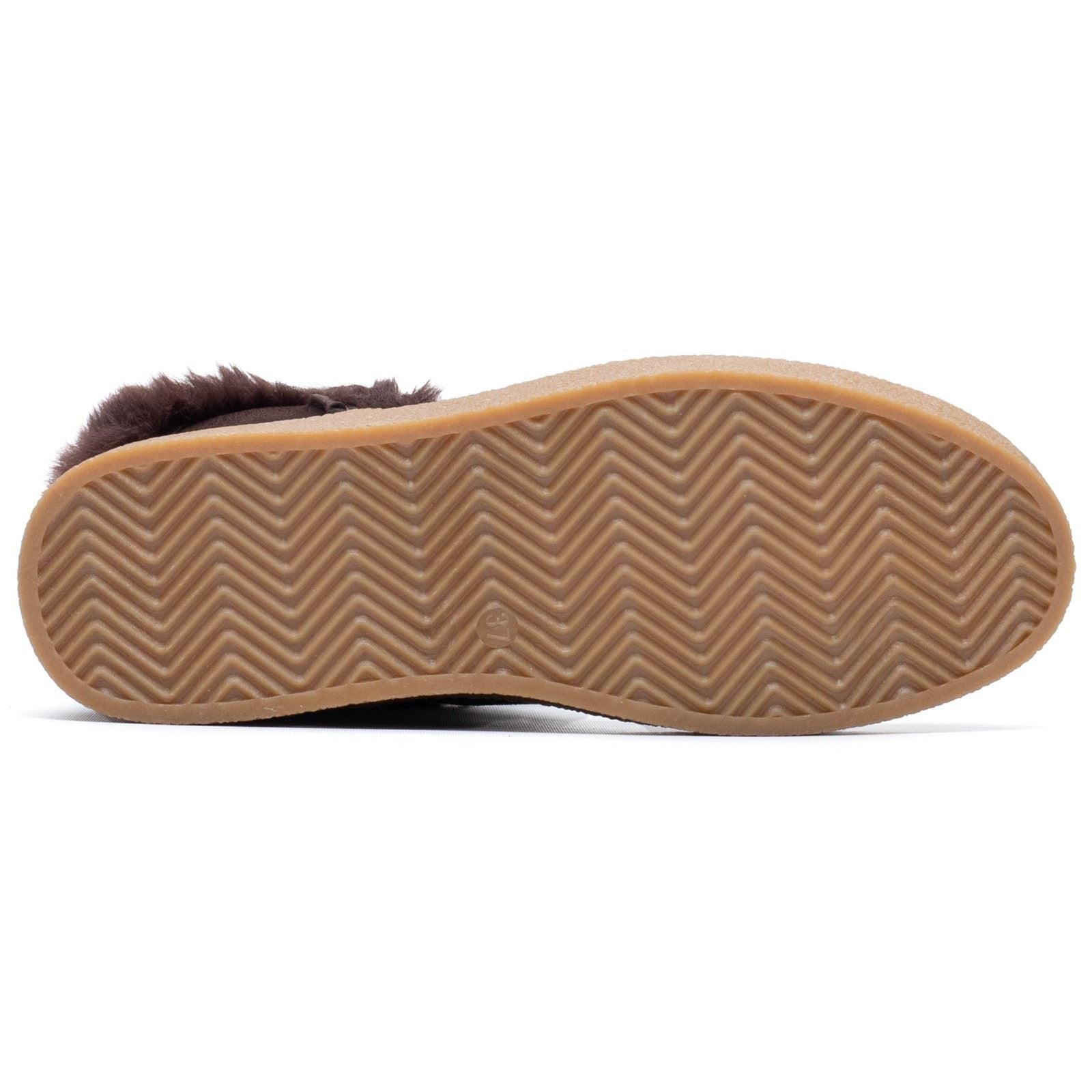 Hush Puppies Becca Suede Women's Chocolate Winter Ankle Boots
