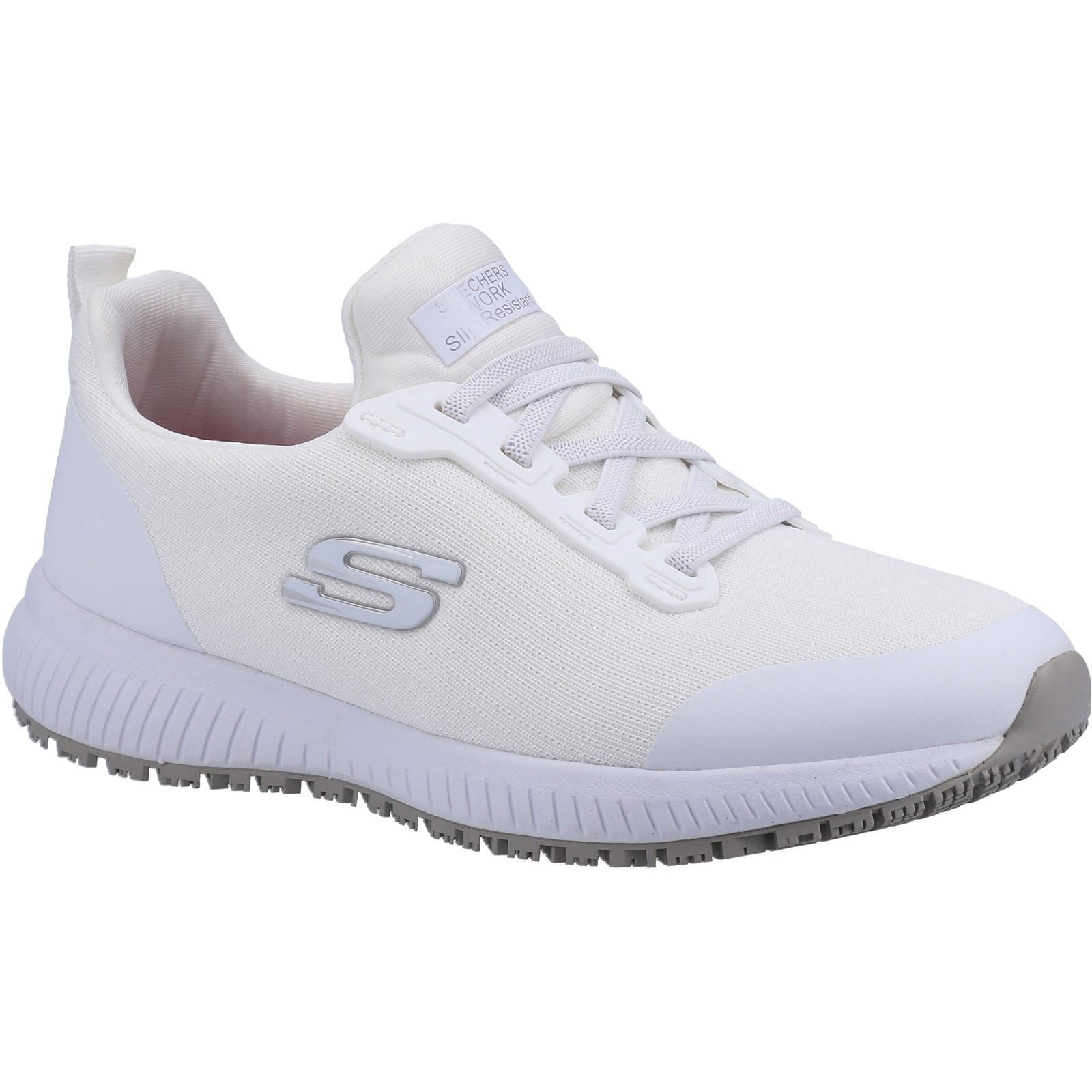 Skechers Workwear Squad SR Textile Women's White Safety Trainers