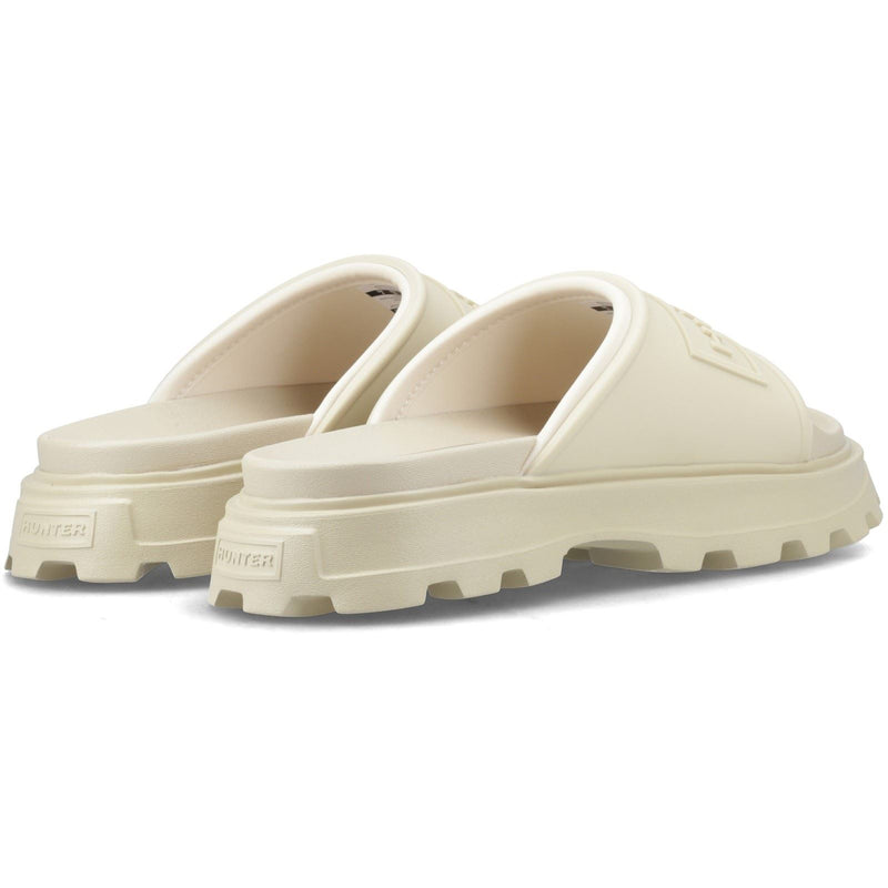 Hunter Moulded Stacked Slider Synthetic Women's Gravel Slides