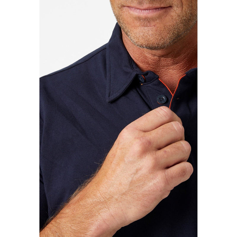 Helly Hansen Workwear Kensington Cotton Men's Blue Polo Shirt