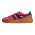 Gola Athena Suede Women's Fuchsia/Black/Evergreen Trainers