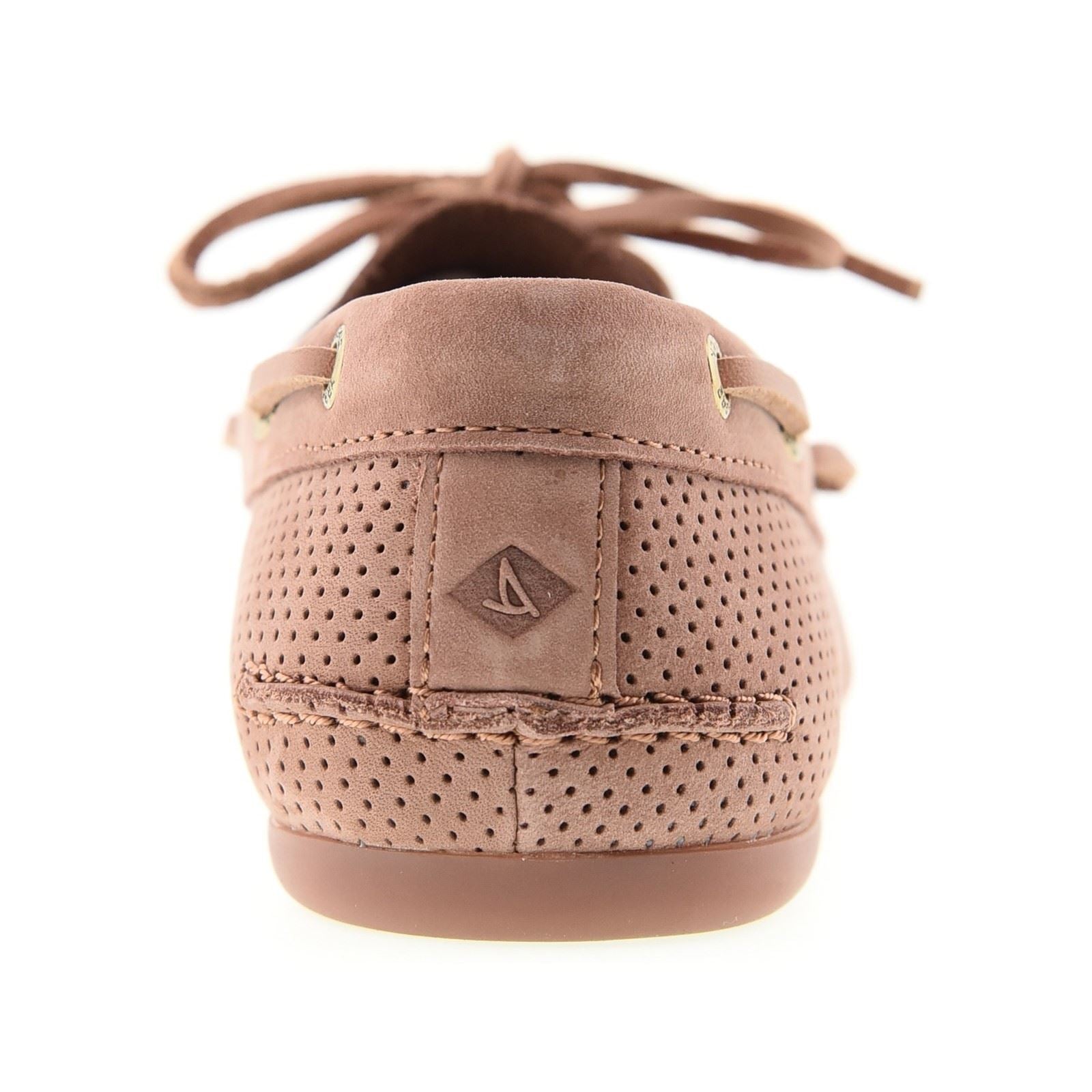 Sperry Slim Boat Shoe Leather Women's Amaretto Boat Shoes