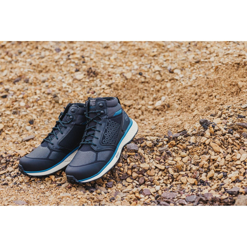Timberland Pro Reaxion Mid Synthetic Black/Blue Safety Boots