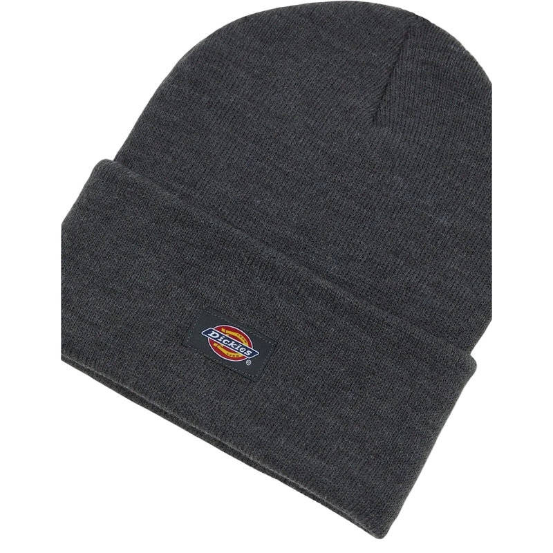 Dickies Acrylic Cuffed Grey Beanie Hat